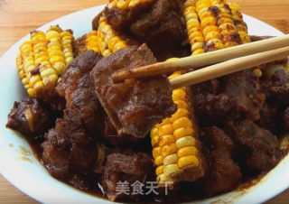玉米烧排骨的做法步骤：7