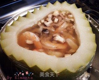 八宝冬瓜盅的做法步骤：21