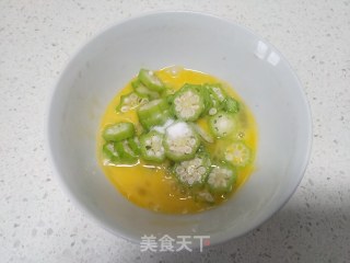 秋葵鸡蛋饼的做法步骤：6