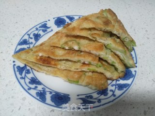 秋葵鸡蛋饼的做法步骤：11