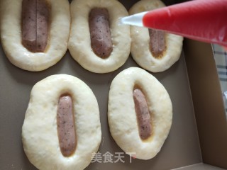 香肠面包的做法步骤：17