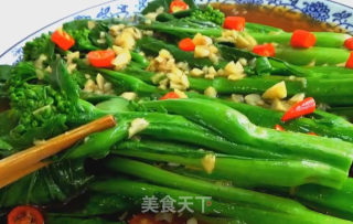 酸辣捞汁菜心的做法步骤：6