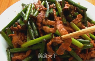 蒜薹肉丝的做法步骤：6