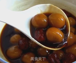 红糖豆沙汤圆的做法步骤：8