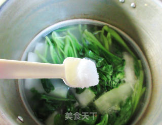 节瓜鸡毛菜龙骨汤的做法步骤：8