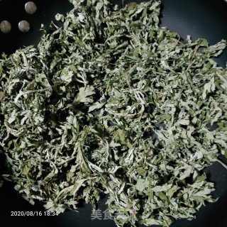 艾叶煎粄（炒艾叶版）的做法步骤：4