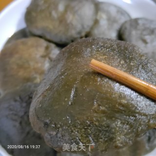 艾叶煎粄（炒艾叶版）的做法步骤：12