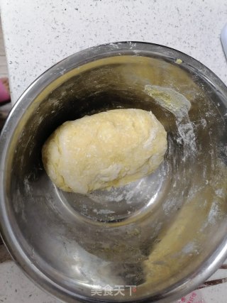 豆沙玉米烧饼的做法步骤：2