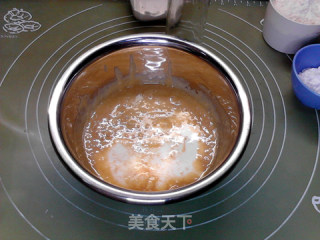 花生酱与华夫：芝麻花生酱华夫饼的做法步骤：5