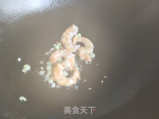油菜鲜虾面的做法步骤：3