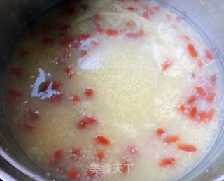 山药枸杞小米粥的做法步骤：9
