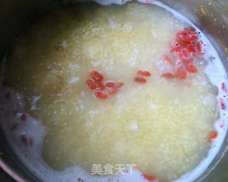 山药枸杞小米粥的做法步骤：10