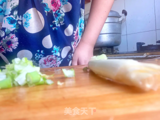 简易版青椒炒猪肝的做法步骤：3