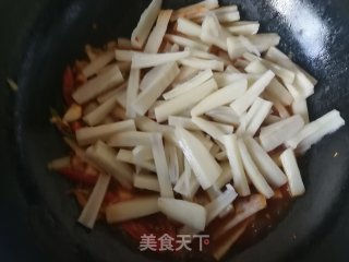 酱炒藕条的做法步骤：11