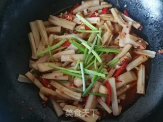酱炒藕条的做法步骤：12