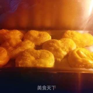 心形椰蓉面包（100%中种法）的做法步骤：36