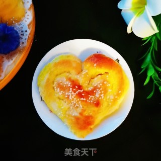 心形椰蓉面包（100%中种法）的做法步骤：41