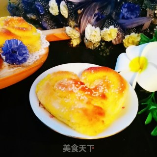 心形椰蓉面包（100%中种法）的做法步骤：42
