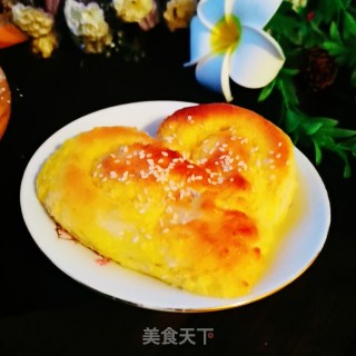 心形椰蓉面包（100%中种法）的做法步骤：44