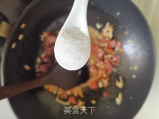 腊味丝瓜煲的做法步骤：8