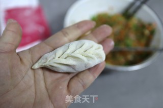 猪肉香芹胡萝卜烫面饺的做法步骤：10