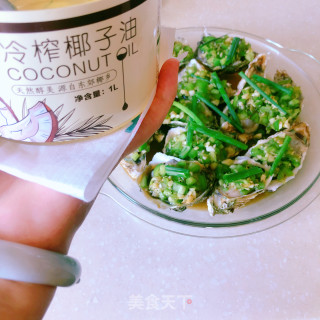 青椒蒜蓉蒸生蚝的做法步骤：9