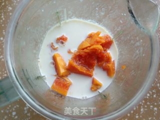 木瓜香蕉奶昔的做法步骤：4