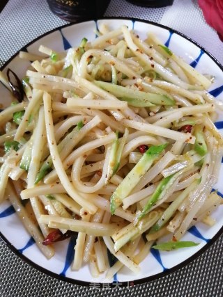 笋丝拌黄瓜的做法步骤：7