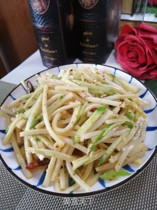 笋丝拌黄瓜的做法步骤：8