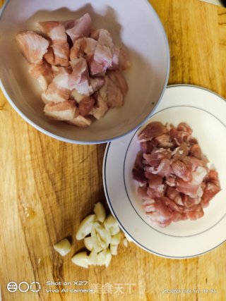 五花肉炒四季豆的做法步骤：2