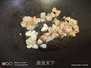五花肉炒四季豆的做法步骤：4