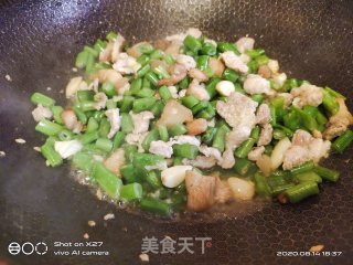 五花肉炒四季豆的做法步骤：7