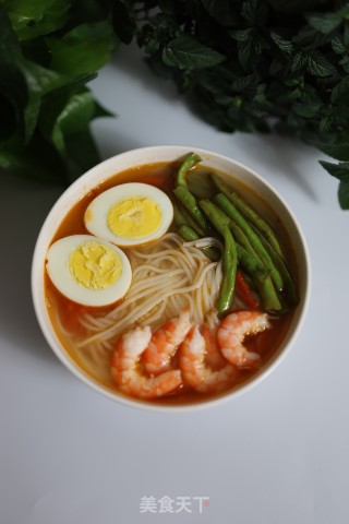 豆角虾仁鸡蛋面的做法步骤：13
