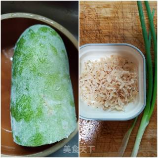 虾皮蒸冬瓜的做法步骤：1
