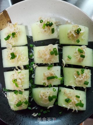 虾皮蒸冬瓜的做法步骤：7