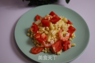 玉米西红柿虾仁沙拉的做法步骤：8