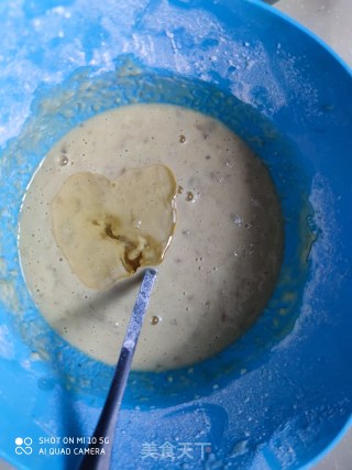 香蕉早餐饼的做法步骤：7
