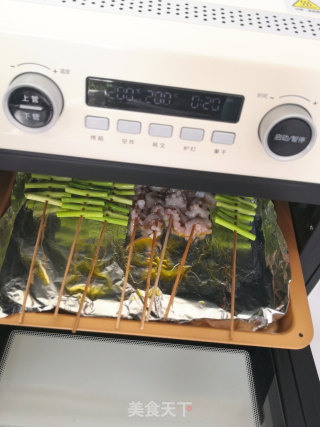 烤鱿鱼须的做法步骤：6