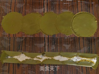 抹茶毛巾卷的做法步骤：7