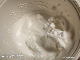 红曲大米戚风蒸蛋糕的做法步骤：5