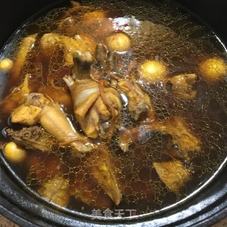 虫草花煲鸡的做法步骤：7