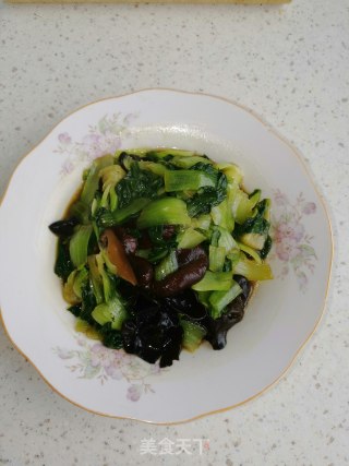蚝油香菇油菜的做法步骤：4