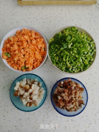 腊肉炒杂蔬的做法步骤：7