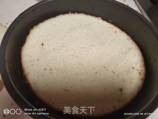 大米戚风慕斯蛋糕的做法步骤：7