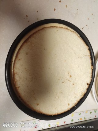 大米戚风慕斯蛋糕的做法步骤：8