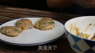 糖醋蔬菜鸡肉饼的做法步骤：3