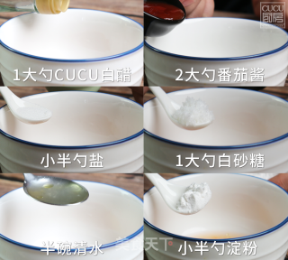 糖醋蔬菜鸡肉饼的做法步骤：4