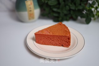 红曲大米戚风蛋糕的做法步骤：1