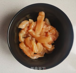糖醋鸡胸肉的做法步骤：2