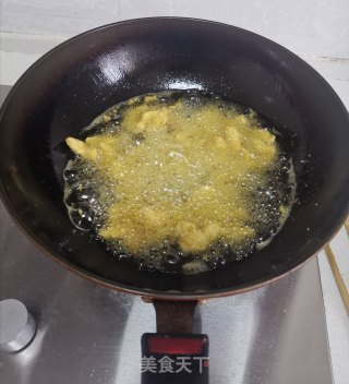 糖醋鸡胸肉的做法步骤：8